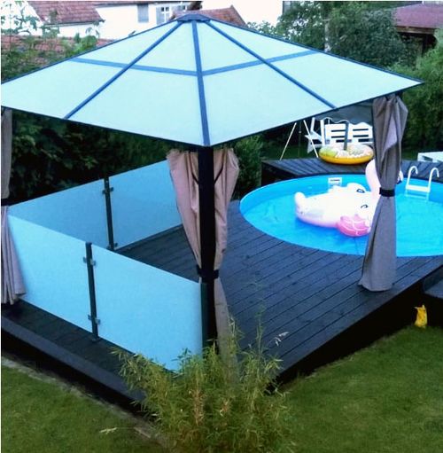 Terrassenüberdachung Glaspavillon, Glaserei Andreas Asam Augsburg